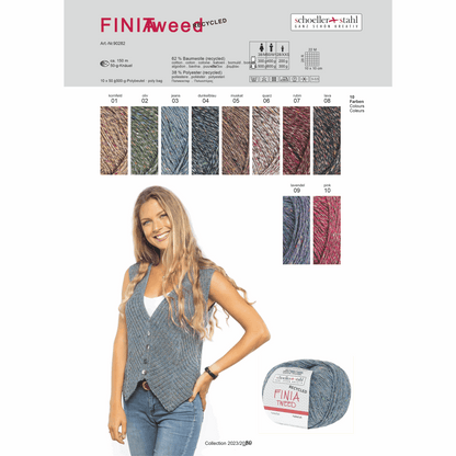 Finia tweed 50g recycled, 90282, Farbe 1, kornfeld