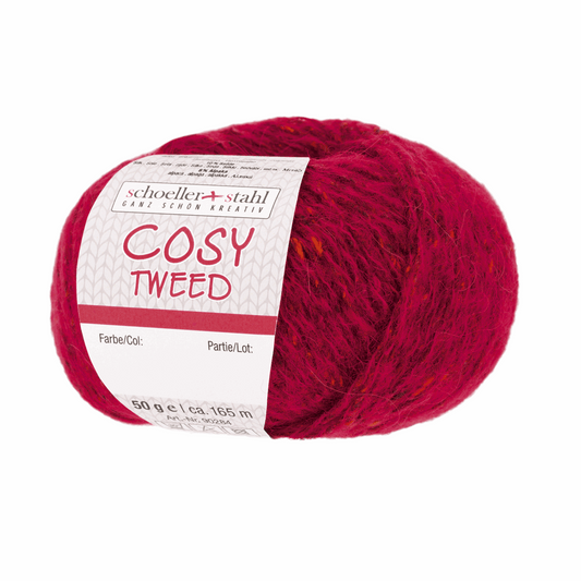 Cozy Tweed 50g, 90284, color 3, cherry