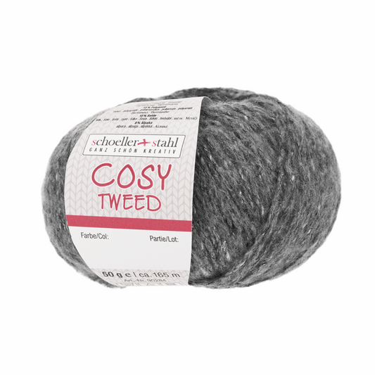Cozy Tweed 50g, 90284, color 9, gray