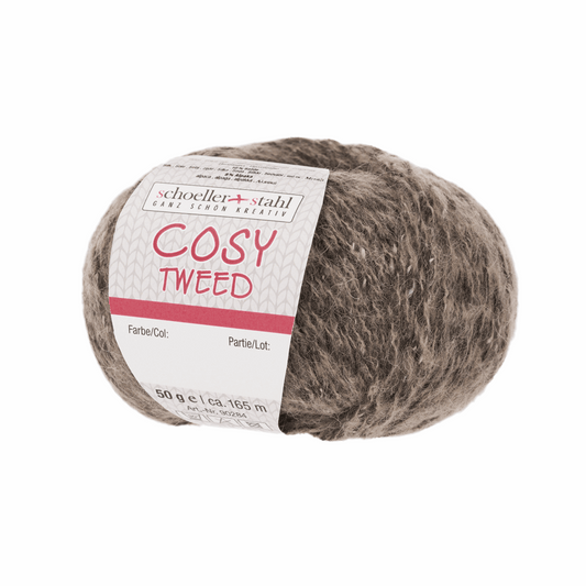 Cozy Tweed 50g, 90284, color 10, brown