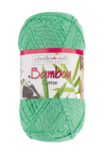 Bambou Cotton 100g, 90286, colour 16, sea green