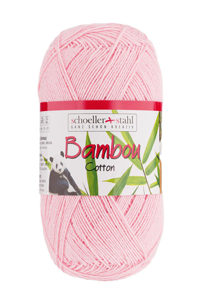 Bambou Cotton 100g, 90286, colour 19, pink