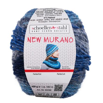 New Murano 100g Pullskin, 90288, Farbe meer 6