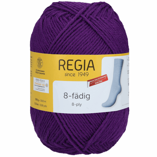Regia uni 8-fold 150g, 90292, color 1050, violet