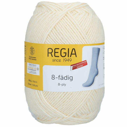 Regia uni 8fach 150g, 90292, Farbe 1992, natur