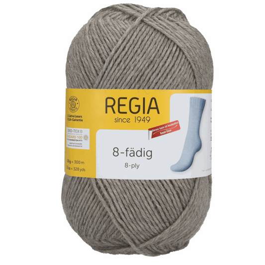Regia uni 8-fold 150g, 90292, color 2070, mottled wood