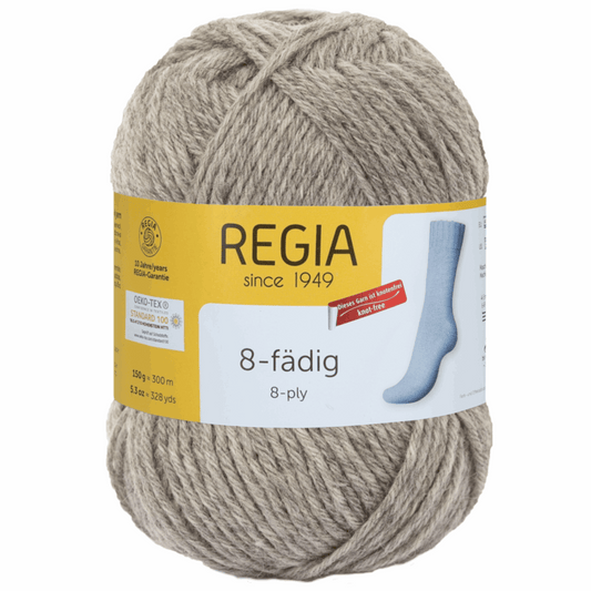 Regia uni 8-fold 150g, 90292, color 33, flannel mottled