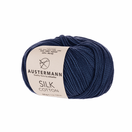 Silk Cotton 50g, 90301, color 4, navy