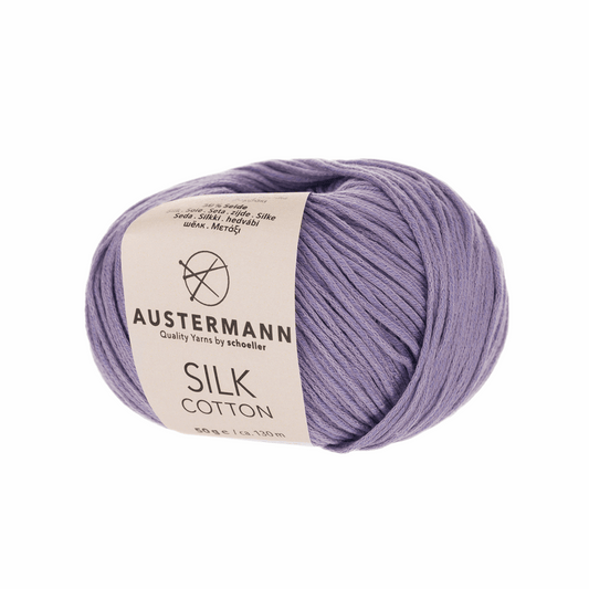 Silk Cotton 50g, 90301, color 12, lilac