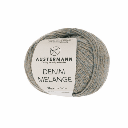 Demin Melange 50g, 90305, color 8, Sahara