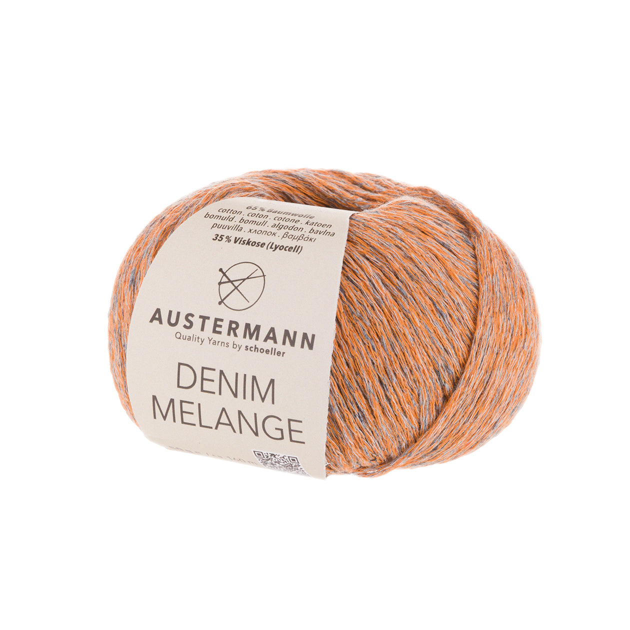 Demin Melange 50g, 90305, Farbe 10, orange