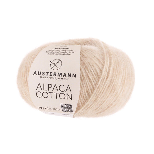 Alpaca Cotton 50g, 90310, Farbe creme 1