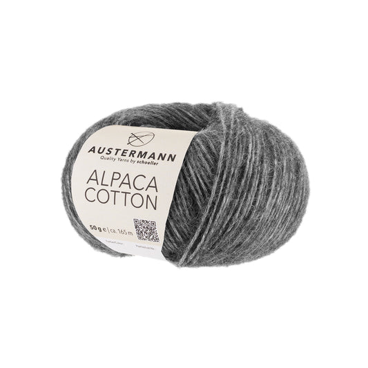 Alpaca Cotton 50g, 90310, colour grey 4