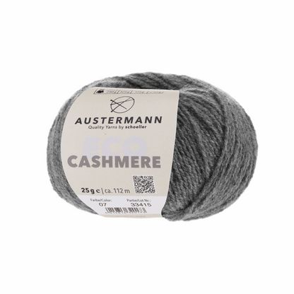 Eco Cashmere 25g, 90311, Farbe 7, grau meliert