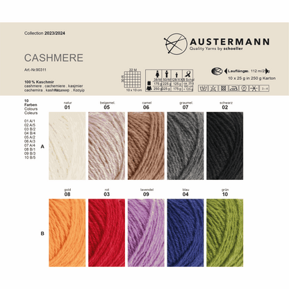 Eco Cashmere 25g, 90311, color 7, mottled gray