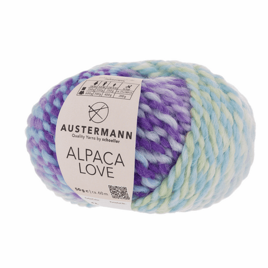Austermann Alpaca Love 50g, 90312, Farbe aquarell 2