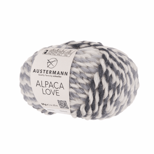 Austermann Alpaca Love 50g, 90312, Farbe granit 6