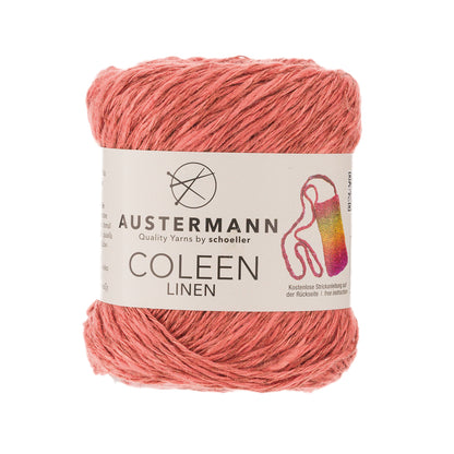 Coleen Linen 50g, 90313, Farbe 4, koralle