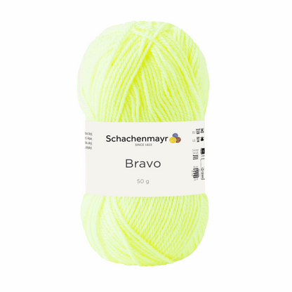 Bravo 50g, 90315, color 8232, neon yellow