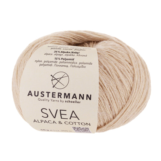 Svea Alpaca & Cotton 50g, 90316, Farbe 2, beige