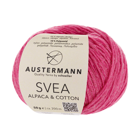 Svea Alpaca &amp; Cotton 50g, 90316, colour 5, pink
