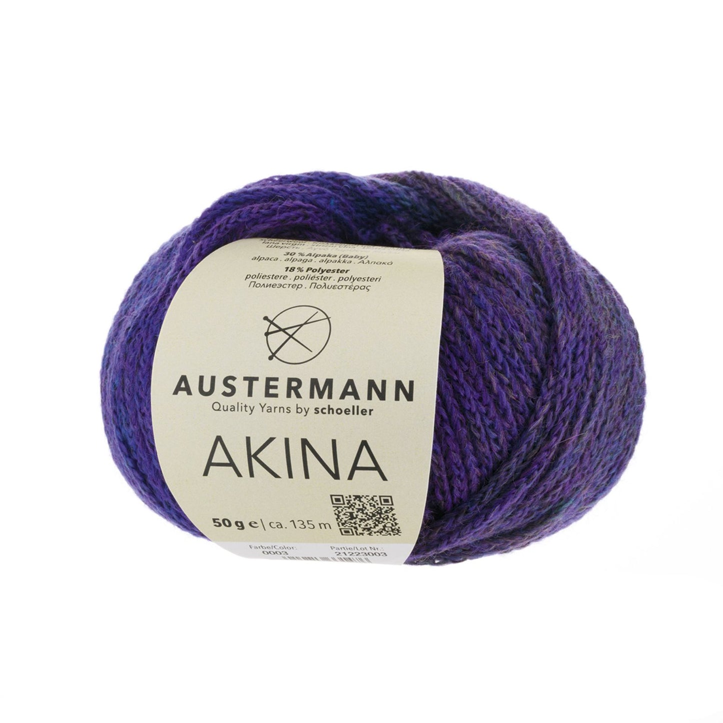 Akina 50g, 90322, colour plum 3