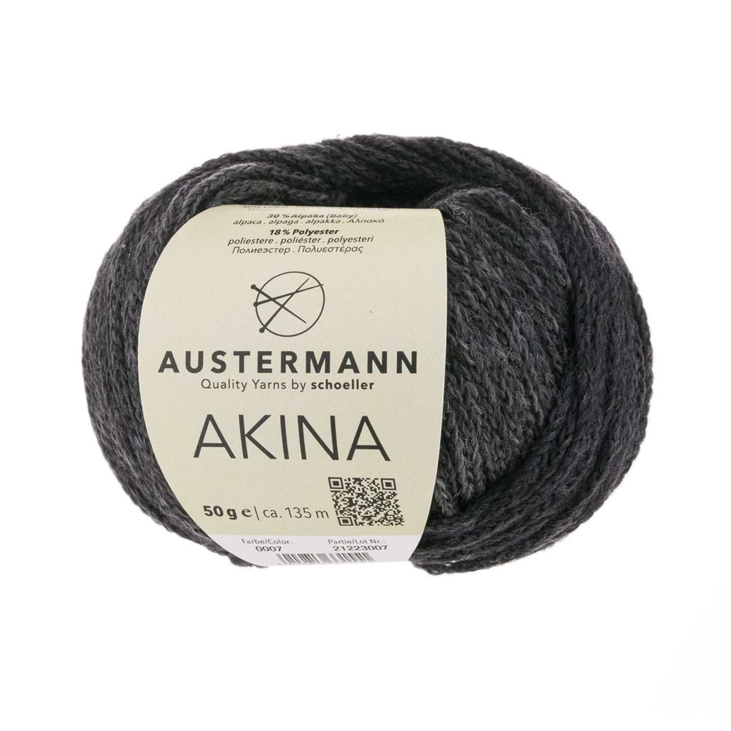 Akina 50g, 90322, color anthracite 7