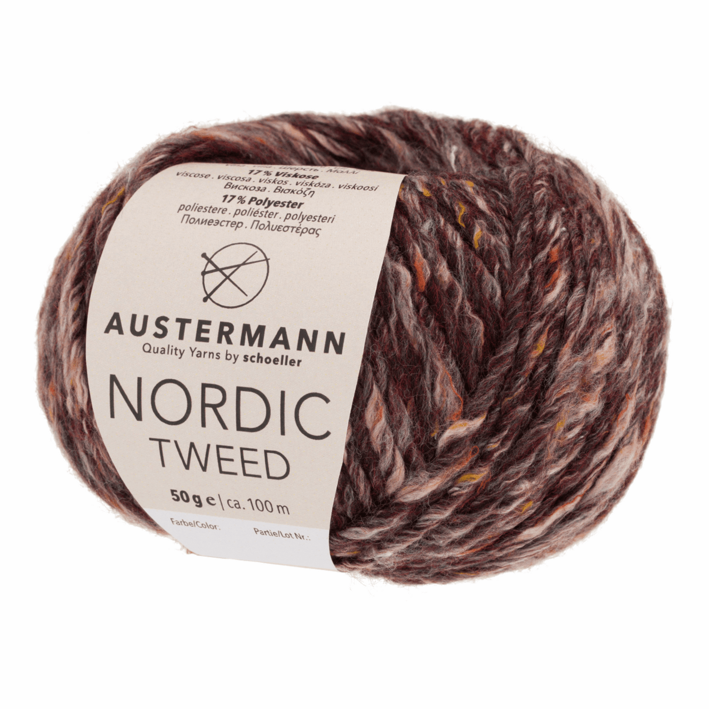 Nordic tweed 50g, 90331, Farbe 4, torf