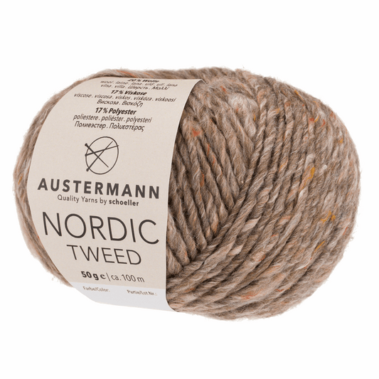 Nordic tweed 50g, 90331, color 12, earth