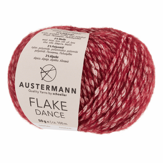 Flake Dance 50g, 90332, color 10, ruby