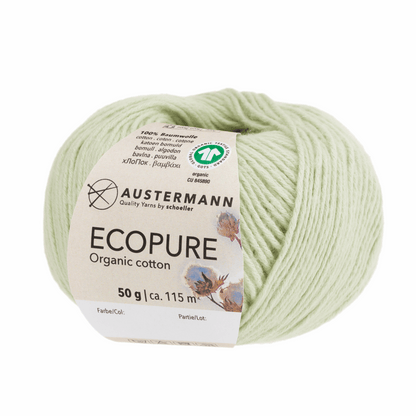 Gots ecopure organic 50g, 90334, color 10, pistachio