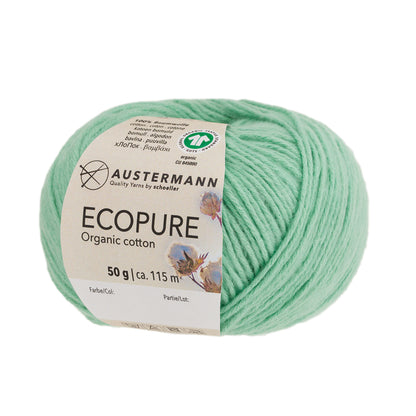 Gots ecopure organic 50g, 90334, Farbe 11, türkis