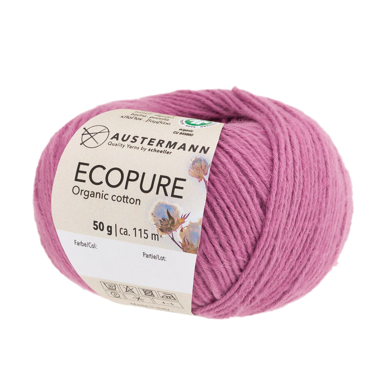 Gots ecopure organic 50g, 90334, color 1, natural