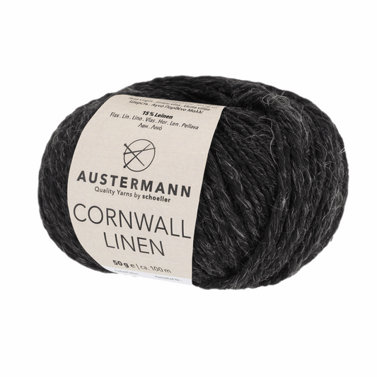 Cornwall Linen 50g, 90342, color 2, anthracite