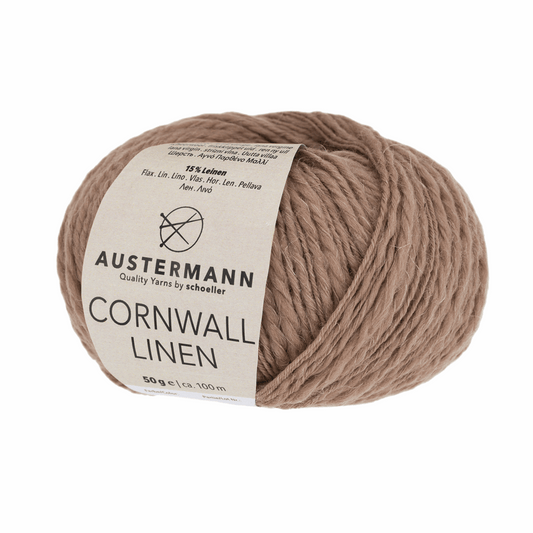 Cornwall Linen 50g, 90342, Farbe 5, camel