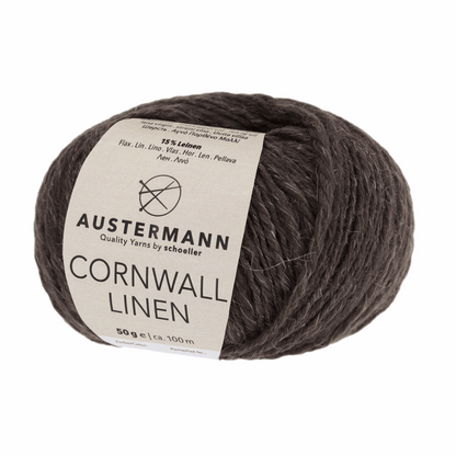 Cornwall Linen 50g, 90342, Farbe 6, kaffee