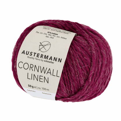 Cornwall Linen 50g, 90342, Farbe 11, beere