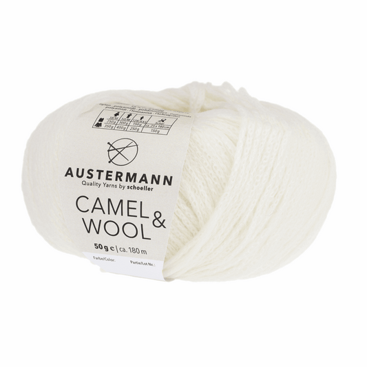 Camel &amp; Wool 50g, 90343, color 1, off-white
