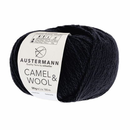 Camel &amp; Wool 50g, 90343, color 2, black