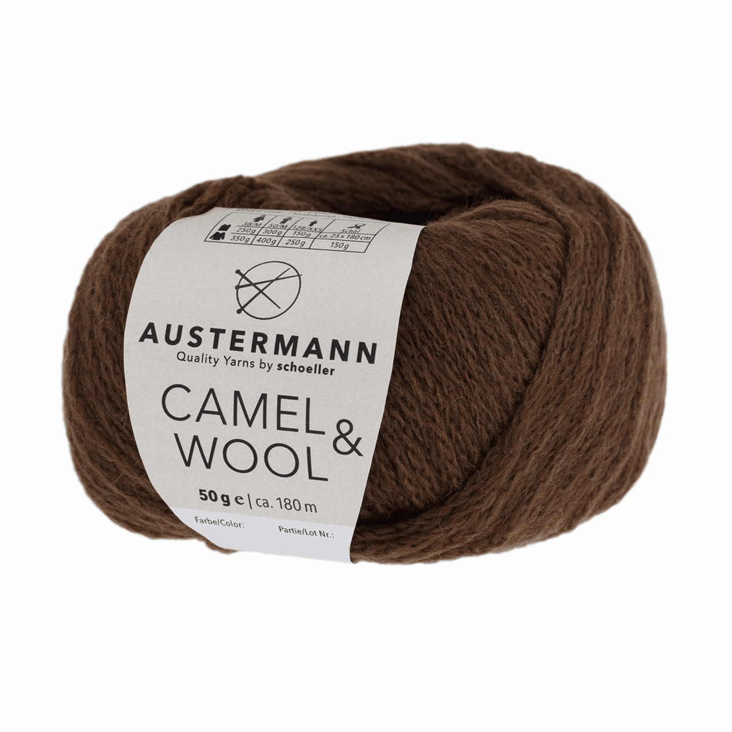 Cameliert& Wool 50g, 90343, Farbe 6, cognac