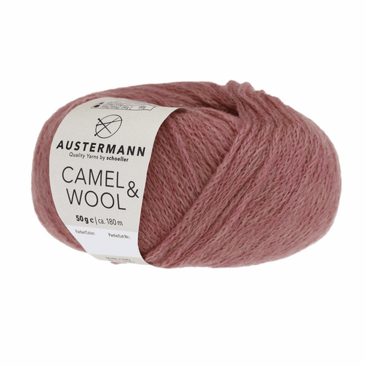 Camel &amp; Wool 50g, 90343, color 8, rosewood