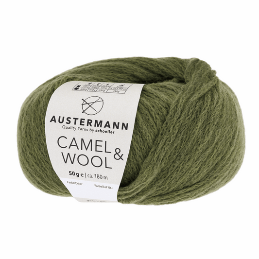 Cameliert& Wool 50g, 90343, Farbe 9, oliv