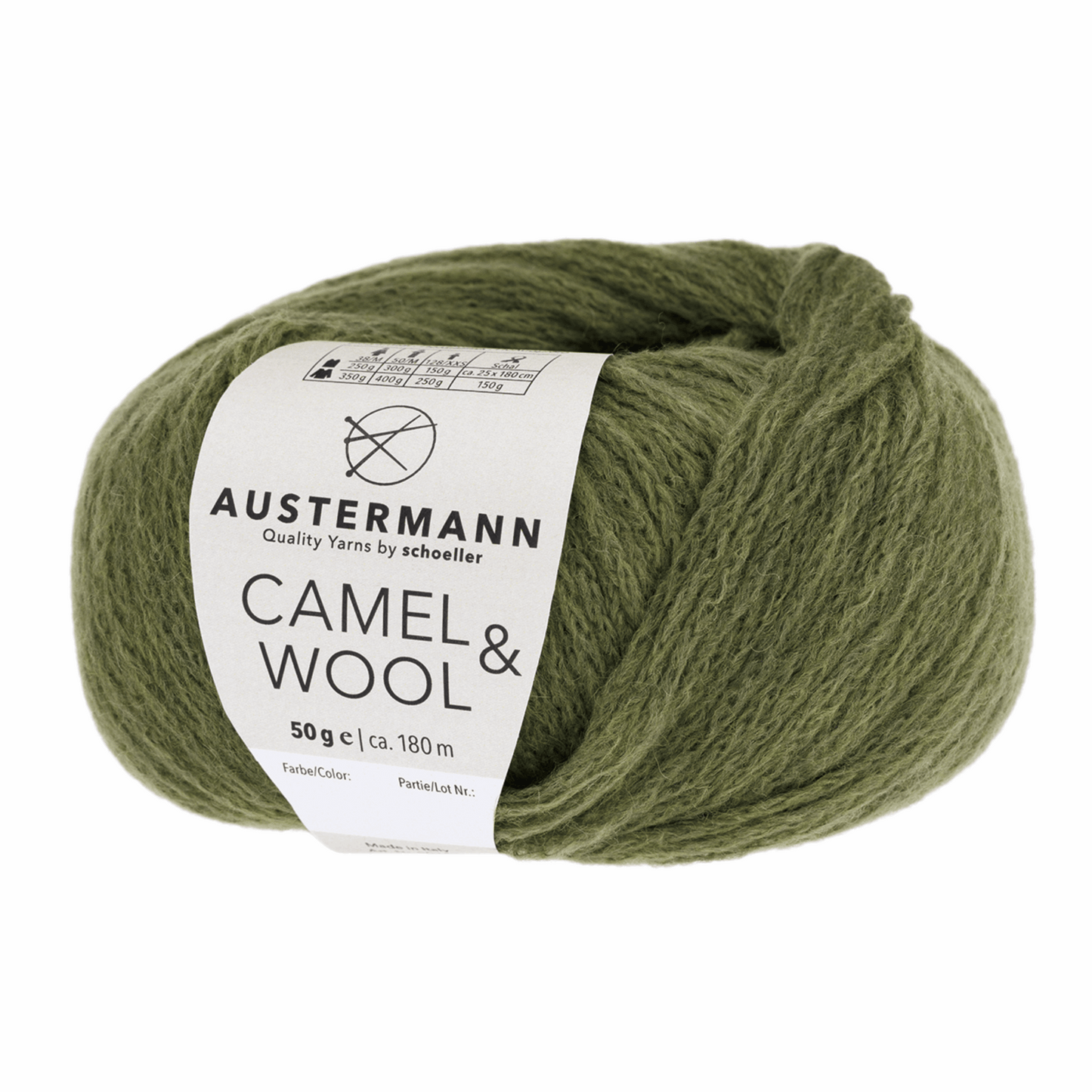 Camel &amp; Wool 50g, 90343, color 9, olive