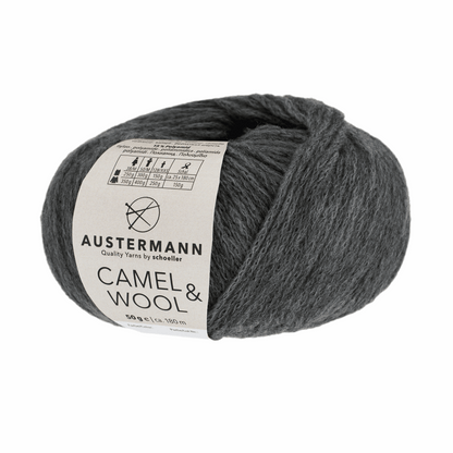 Camel &amp; Wool 50g, 90343, color 11, gray