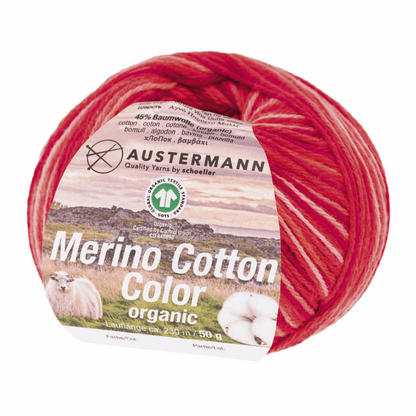 Gots merino cotton col50g, 90348, color 102, gerbera