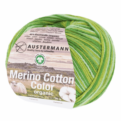 Gots merino cotton col50g, 90348, color 106, apple