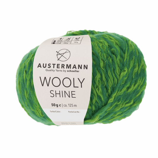 Wooly Shine 50g, 90351, color 6, emerald