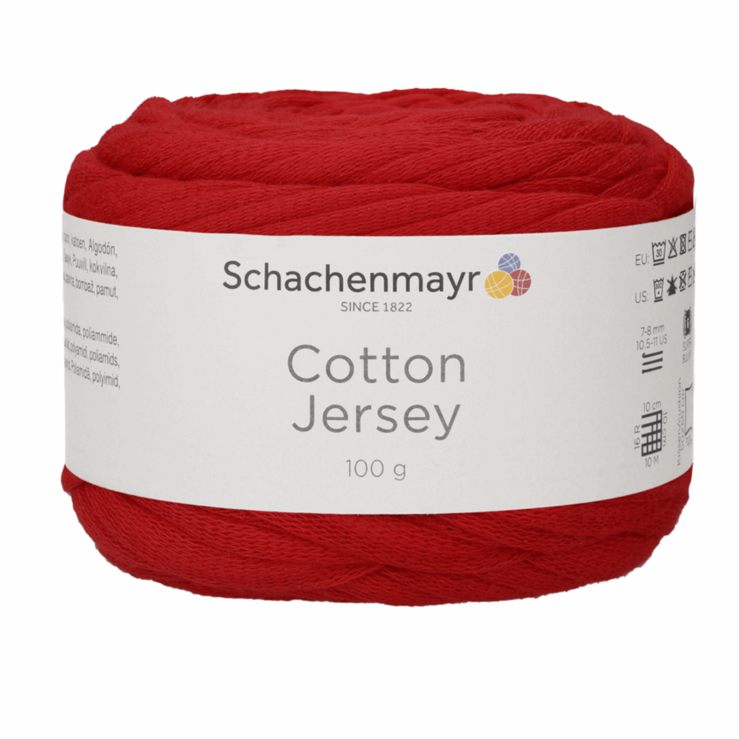 Cotton Jersey 100g, 90363, Farbe 30, rot