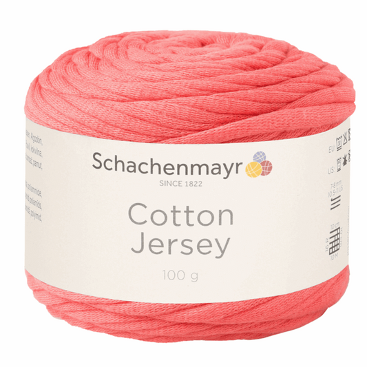Cotton Jersey 100g, 90363, color 32, white-red