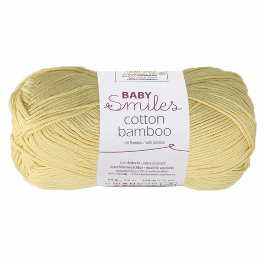 Cotton bamboo-Baby smiles, 90370, Farbe 1021, vanilla